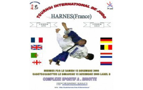 Tournoi International Minimes Judo de HARNES