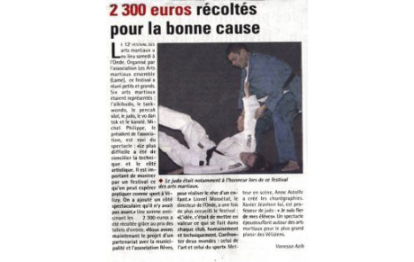  12ème FESTIVAL DES ARTS MARTIAUX