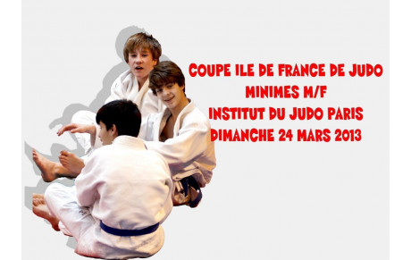 Institut du judo Coupe Ile de France Minimes 