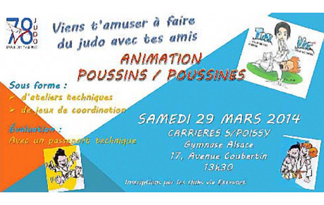 JUDO ANIMATION POUSSINS POUSSINES
