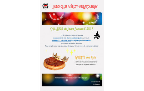 2ème Challenge du jeune samouraï + Galettes des Rois
